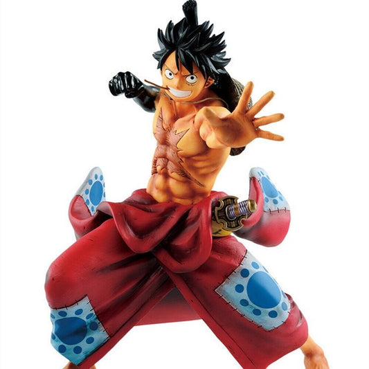 Anime One Piece Figure Monkey D Luffy PVC Action Figure Model Statue Toys 22cm