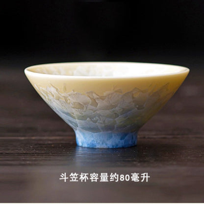 80ml Chinese Retro Ceramics Master's Cup Tea Tasting Cup Kungfu Tea Cup