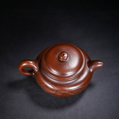 Chinese Yixing Zisha Clay Purple Sand Handmade Exquisite Teapot （仿古 底款：顾景舟）