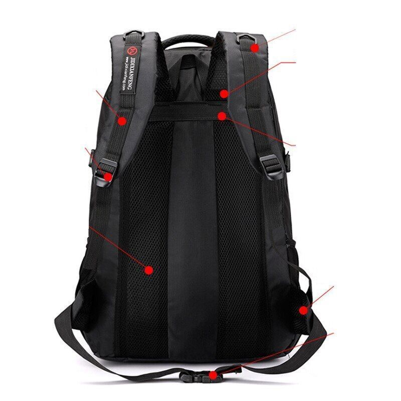 60L Men Hiking Outdoor Backpack Travel Trekking Sports Camping School Bag Women