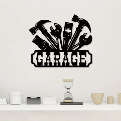 Garage Metal Wall Decor, Unique Garage Sign Wall Decor Plaque Art