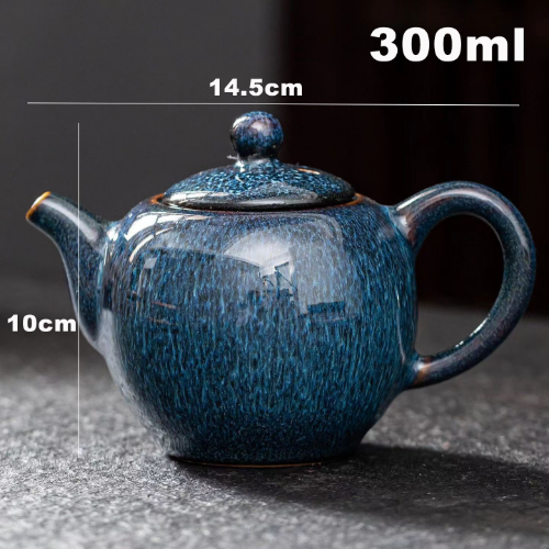 Starry Glaze Ceramic Pu'er Teapot Pot Tea Cup Set Heated Kettle Teaware Teapots