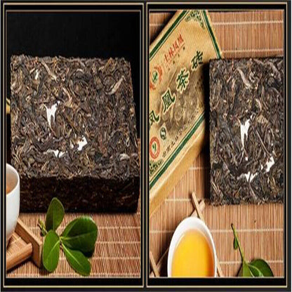 Green Tea Brick Yunnan Organic Pu-Erh Tea Ancient Tree Pu'er Health Care 250g