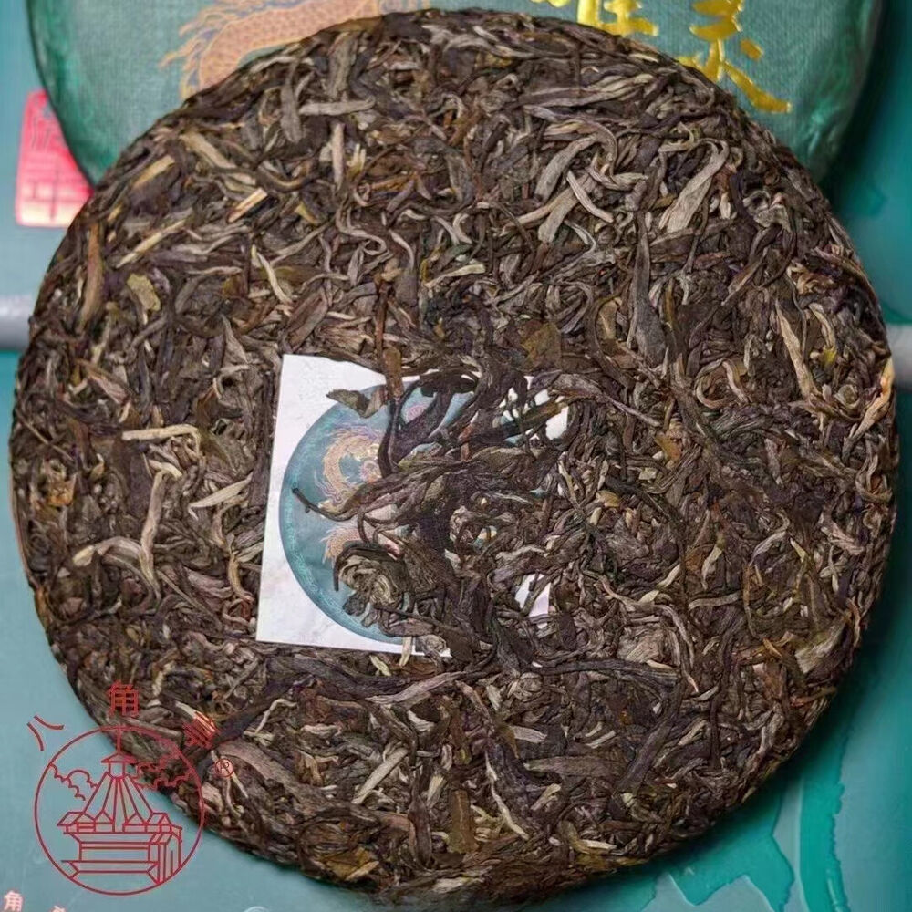 357g Yunnan Raw Pu-erh Tea Cake 2022 Bajiaoting Puerh Raw Tea Premium Pu'er Tea