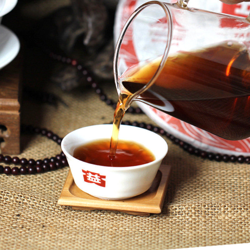 2013 China Yunnan menghai Dayi 7572 qizi Pu erh Tea Cooked ripe Cake,er tee thé