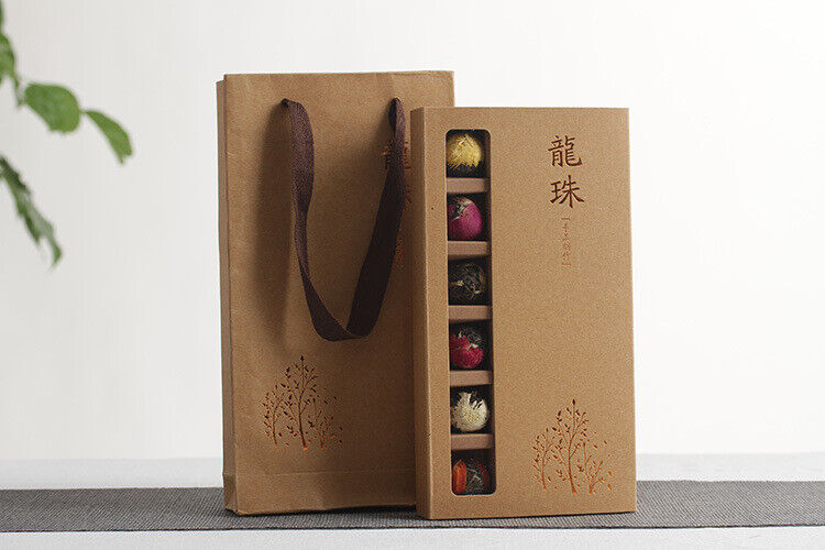 Pu-erh Flower Tea Dragon Pearl 18 raw tea 6 flavor combination flower tea