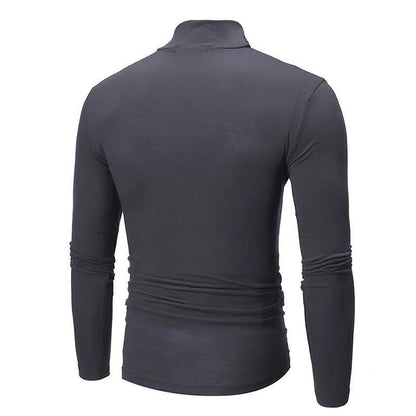 Men Roll Turtle Neck Tops T-Shirt Tee Winter Warm Thermal Long Sleeve Sweater