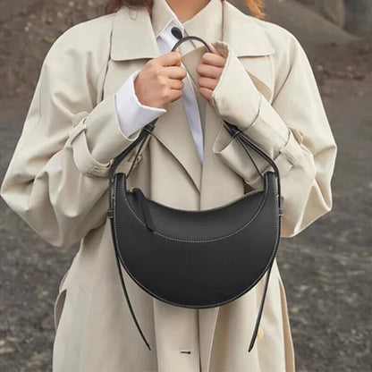 Winter Women's Shoulder Bag Leather Bag Hundred High Quality Saddle Bag