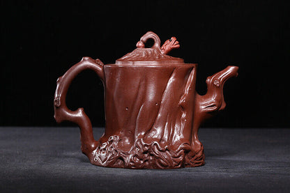 Chinese Yixing Zisha Clay Handmade Exquisite Teapot（卧虎藏龙 印款：汪寅仙）