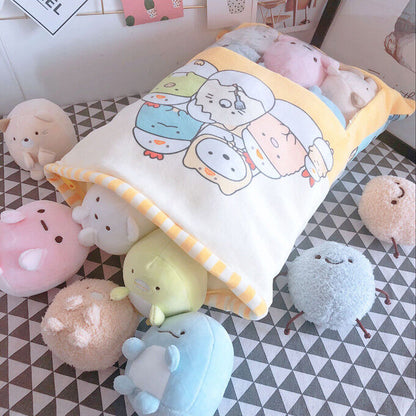 Plush Toy Cartoon Pillow One Bag Biological Cushion San-x Sumikko Gurashi Corner