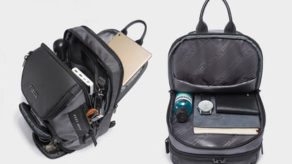 Charging Port Water Resistant Chest Pack Sling Bag Crossbody Backpack Business