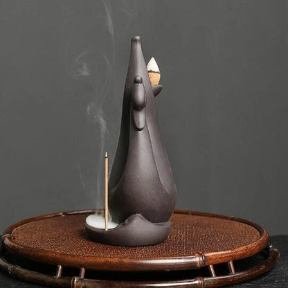 Ceramic Swan Incense Burner Creative Ornamental Aromatherapy Incense Holder