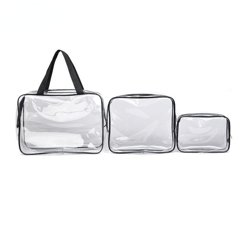 Traveling Transparent Cosmetic Makeup Bag Organizer Toiletry Case Waterproof PVC