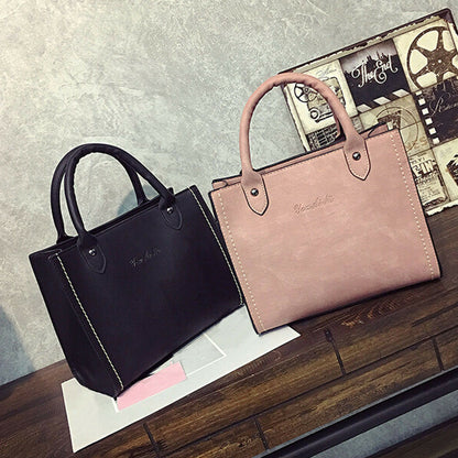 Women's Ladies Casual PU Leather Shoulder Bags with Corssbody Bag Handbag Purse
