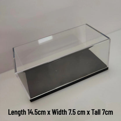 Toy Car Model Display Case Acrylic Hard Cover DIY Figure Storage Scale 1:43 1:64