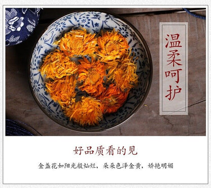 100g Chinese Marigold Tea,Calendula officinalis tea,genuine female flower Tea