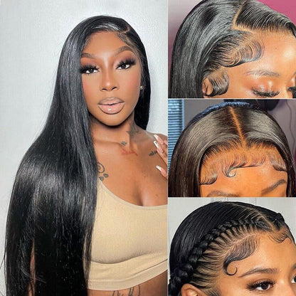 Full Lace Frontal Wig Human Hair Inch Straight Lace Front Wig Women Lace Wig