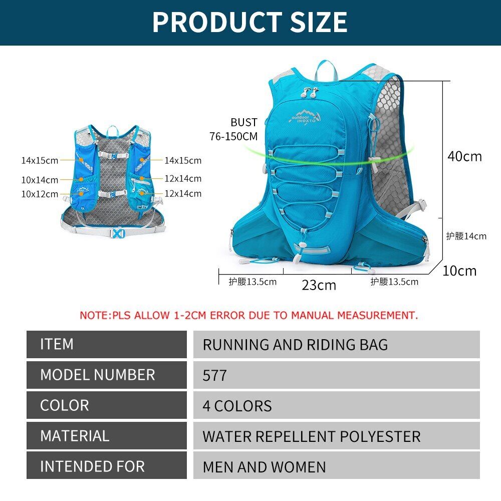 Waterproof Bicycle Backpack Water Bag Outdoor Sports Mountaineering Hiking