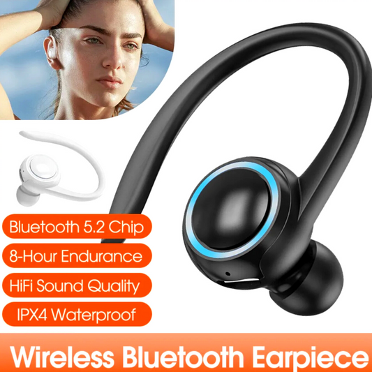 Wireless Bluetooth 5.2 In-Ear Sports Headphones with Microphone for Driving