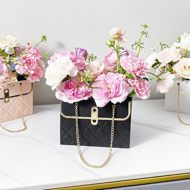 Portable Flower Box Rose Packaging Box Wrapping Paper Bag Gift Box Party Gifts