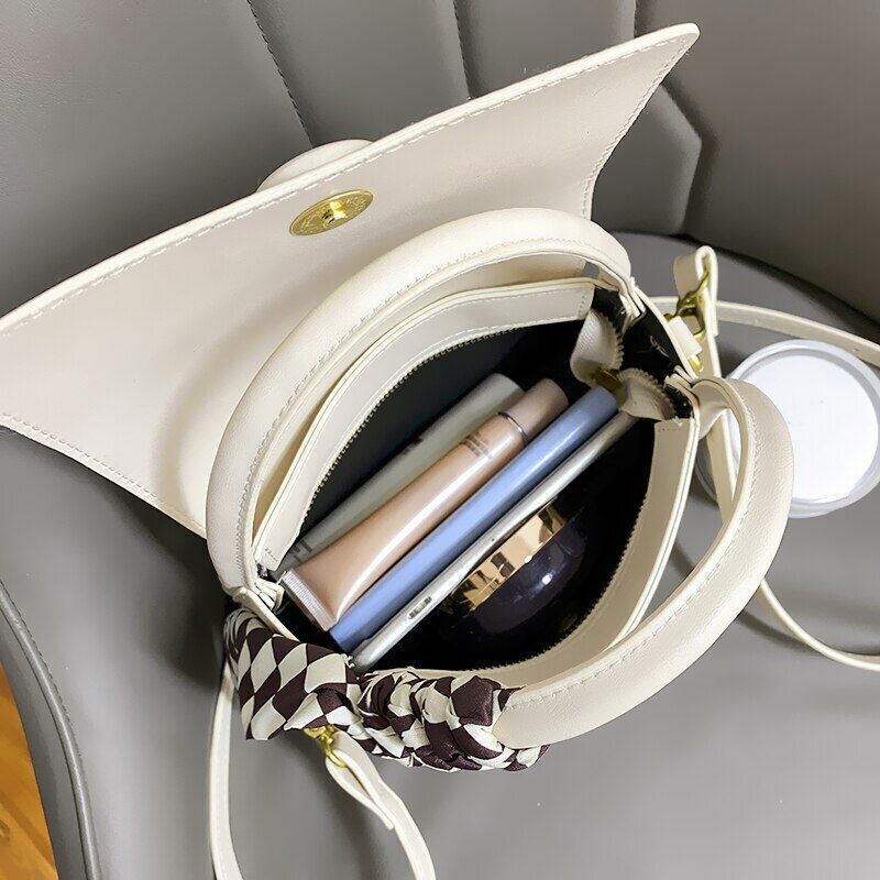 Shoulder Bag Women PU Leather Handle Handbag Female Classic Women Crossbody Bag