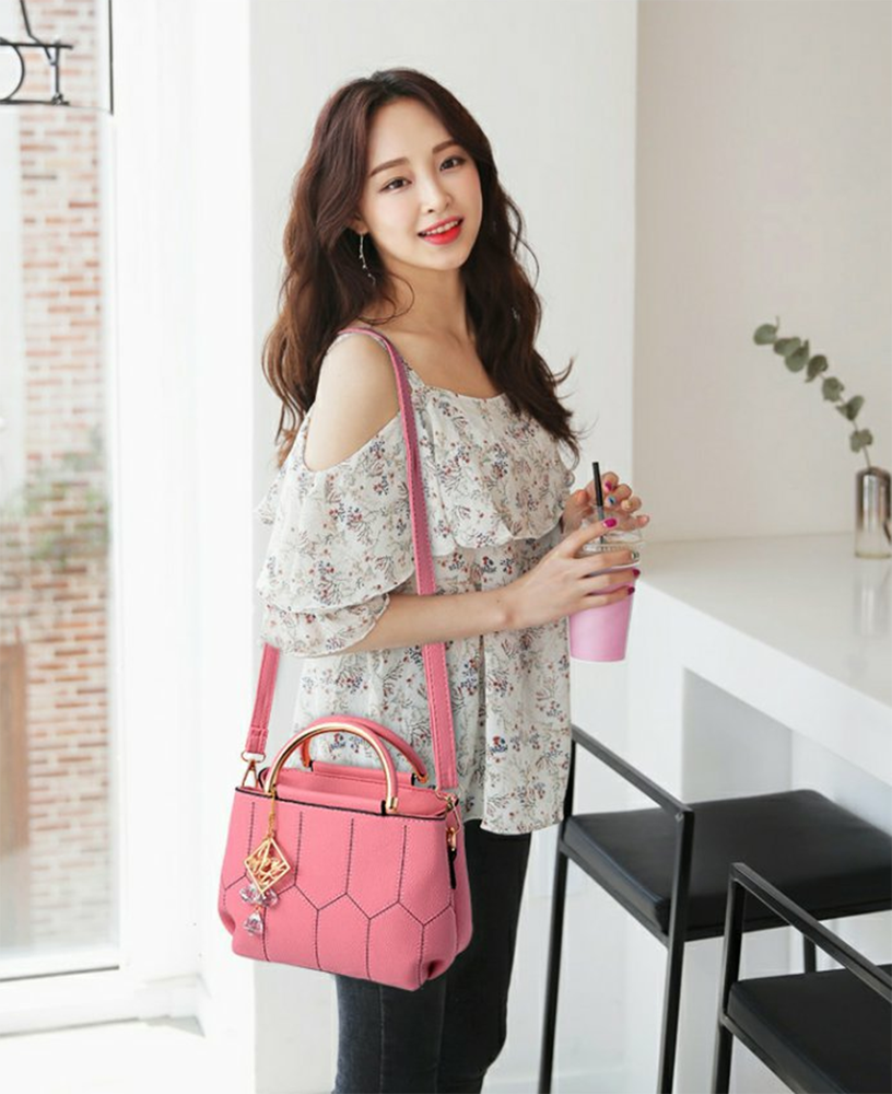 Women's Ladies PU Leather Handbag Satchel Crossbody Tote Shoulder Messenger Bags