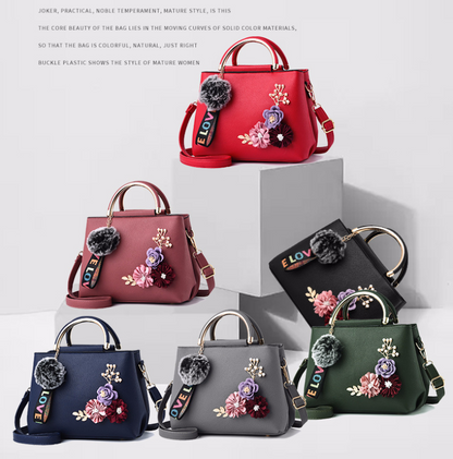 Women's PU Leather Shoulder Bags Tote Purse Handbags Messenger Crossbody Satchel