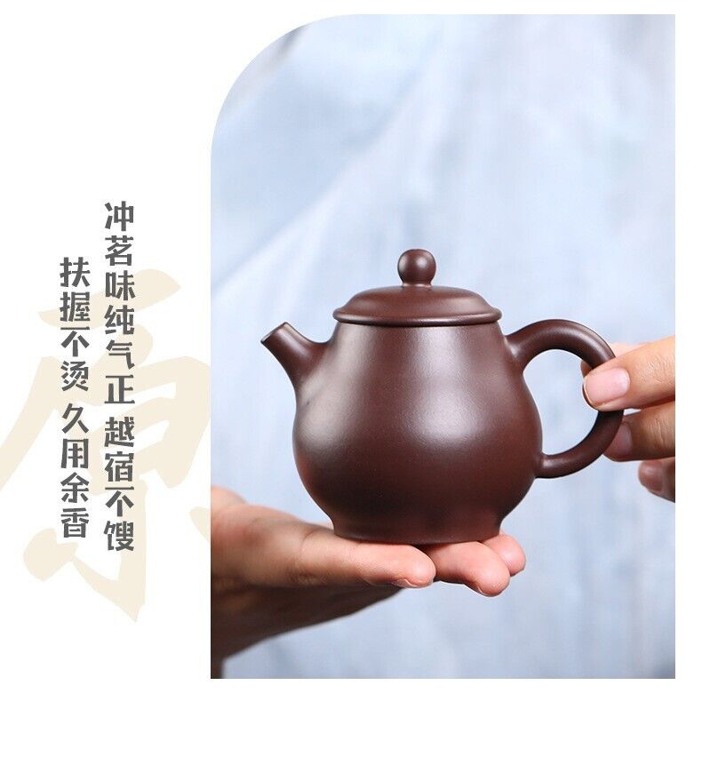 125cc chinese Yixing Handmade Zisha teapot Purple clay Pear Hu Gongfu Tea Pot