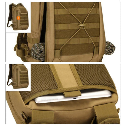25L Men Tactical Backpack Bag Outdoor Sports Travel Bags Camping Hunting