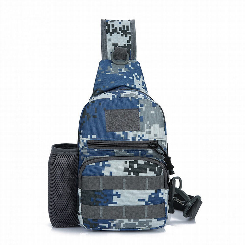 Men's Camouflage Shoulder Bag Outdoor Travel Military Sling Chest Pack