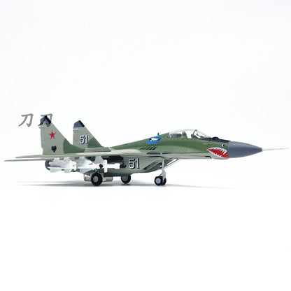 1:100 Russian Mig29 Fighter Mig29 Aircraft Model Alloy Decoration