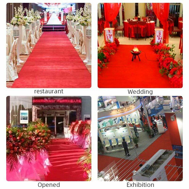 Aisle Runner Stepping Rug Blanket Disposable Wedding Pad Carpet Polyester 3/5/8M