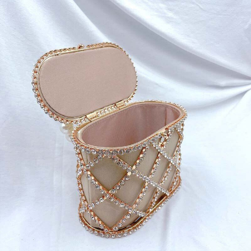 Diamond-Studded Party Handbags Chic Wedding Evening Clutch Bag Shoulder Bag