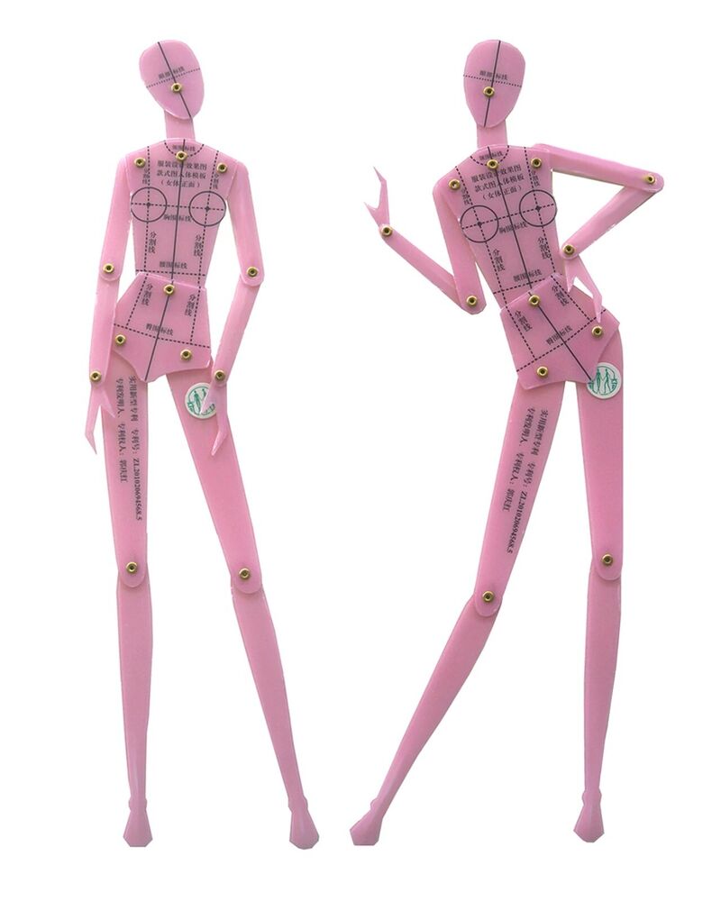 Drawing Rulers Plastic Fashion Garment Design Women Human Body Dynamic Templates