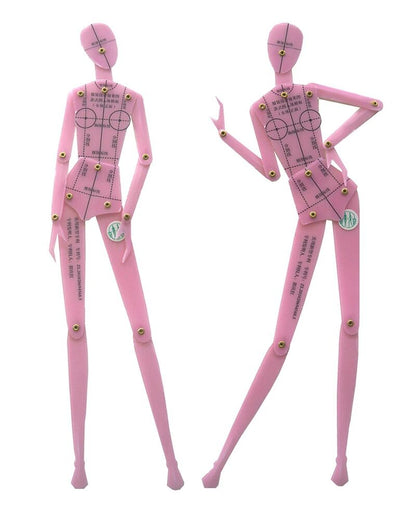 Drawing Rulers Plastic Fashion Garment Design Women Human Body Dynamic Templates