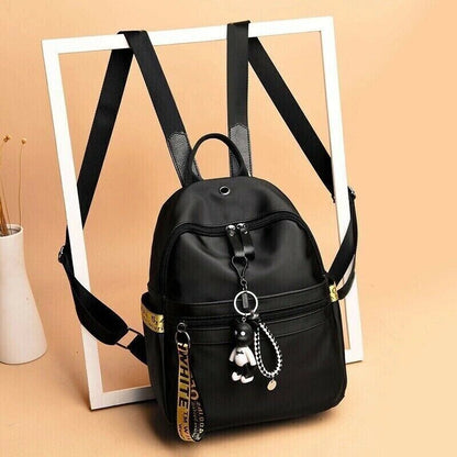 Womens Ladies Nylon Backpack Shoulder Bag Multi-purpose School Travel Handbags