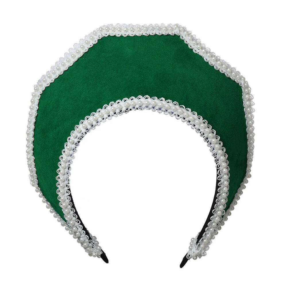 Women Cosplay Headbands Medieval Crown Headpiece Royal French Mary Queen Costume