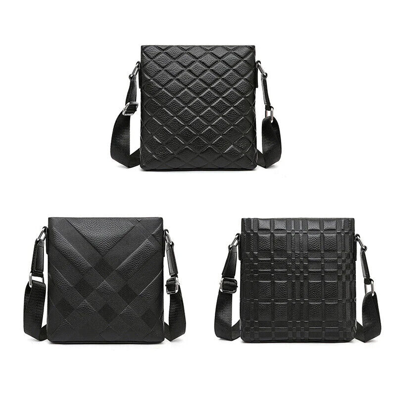 Man Messenger Business Shoulder Bags Cowhide Crossbody Male Men's Handbag