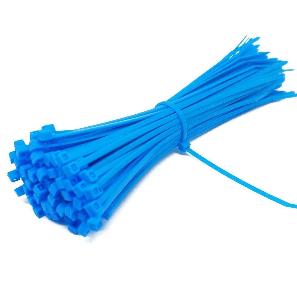 100 Pcs 2.5mm*150mmSelf Locking Nylon Cable Ties Plastic Zip Tie Binding Wrap