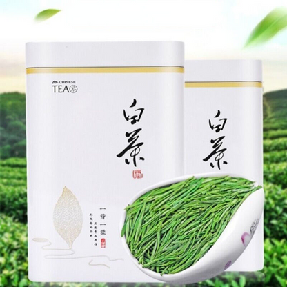 Anji Loose Organic White Tea An Ji Bai Cha Tea Gift Pack Chinese Green Tea 8.8oz