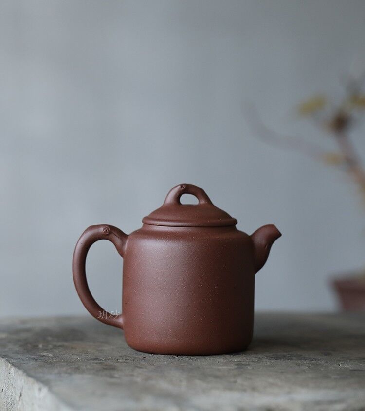 220cc chinese Yixing Handmade Zisha teapot Old Purple clay AnXiang Hu Tea Pot