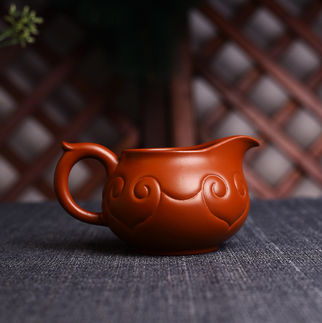 Kung Fu tea set accessories handmade Ruyi fair cup Yixing raw ore purple sand fa