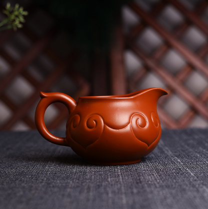 Kung Fu tea set accessories handmade Ruyi fair cup Yixing raw ore purple sand fa
