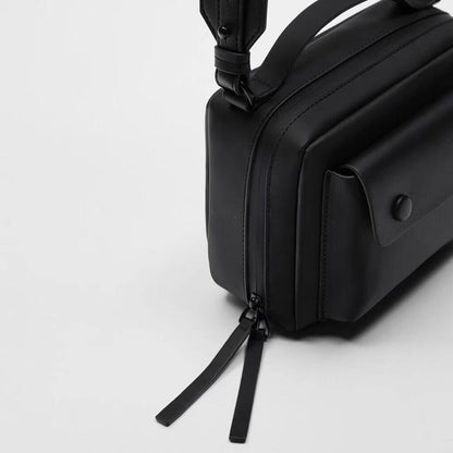 Bag Wide Shoulder Crossbody Bags Women Unisex Handbags Purses Square Tote