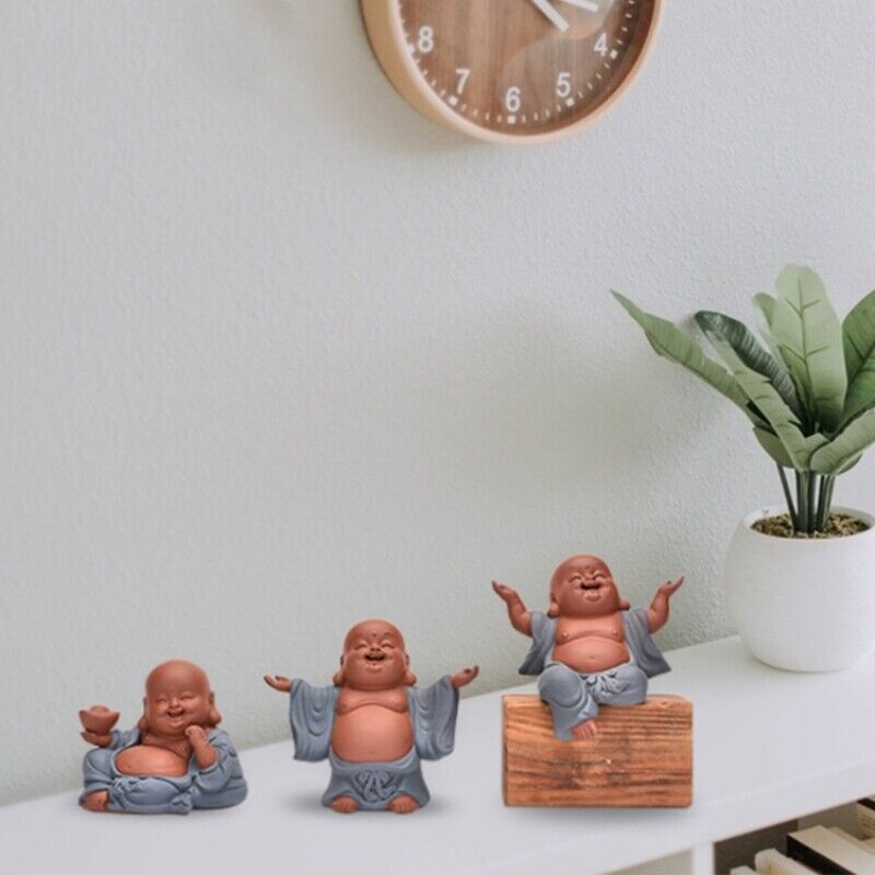 on sales yixing zisha purple clay tea pet Buddha for shelf wealth bring tea play