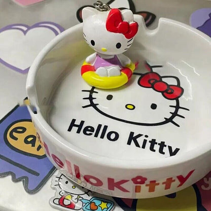 Ceramic Hello Kitty Ashtray - Sanrio Ashtray