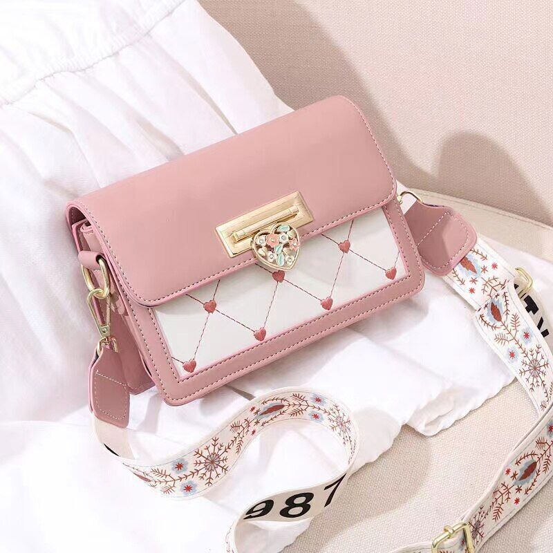Small Bag Colored Girl One Shoulder Women's Bag High School Student Bag