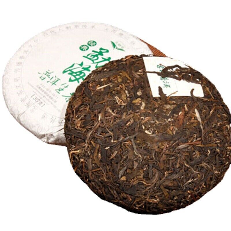 357g Organic Green Food China Yunnan Puerh Tea Cake Cha Puer Menghai Sheng Tea