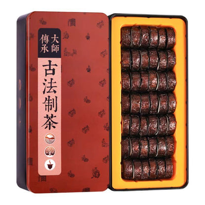 250g Mini Pu'er Tea Aged Puerh Tuocha Glutinous Rice Fragrance Pu-erh Ripe Tea