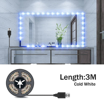 Makeup Mirrors Lamps Tape LED Lights Strips Vanity Dressing Table Wall Lighting